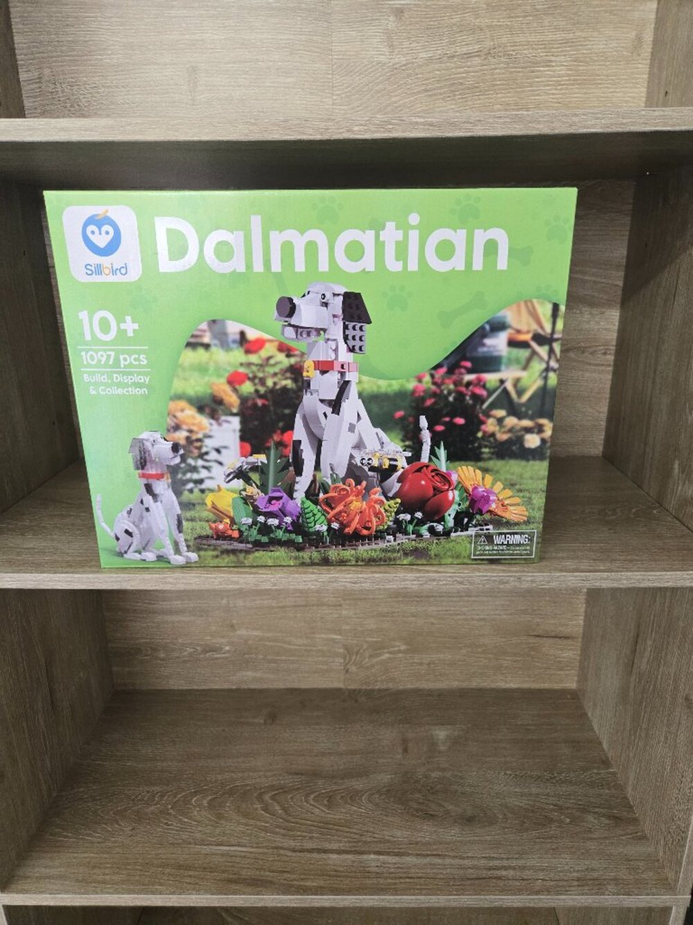 Sillbird Dalmatian Building Kit with Flower | 1097 Pieces | Multicolor